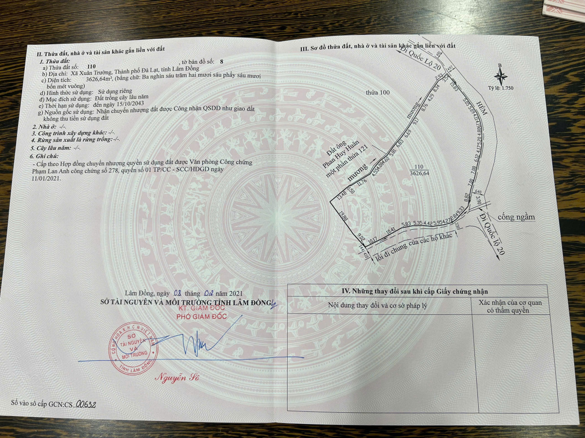 Slider Product Khu đất 120m mặt tiền Đất Làng Cầu Đất - Đà Lạt, Quy hoạch Full 100% thổ cư 0