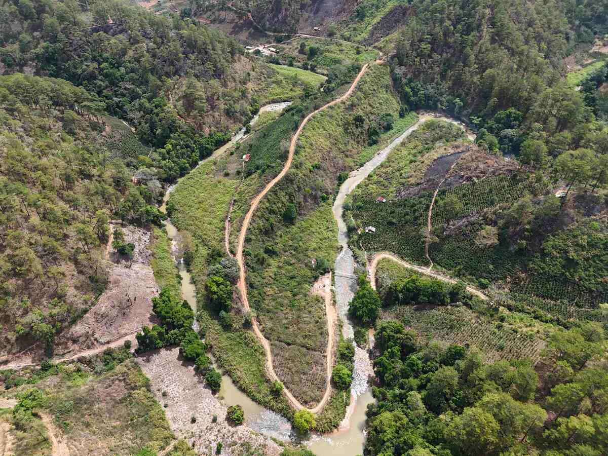 Slider Product Đất Rẫy thực tế hơn 10ha với 3 mặt giáp sông Con, cách trung tâm đà lạt 10km 9